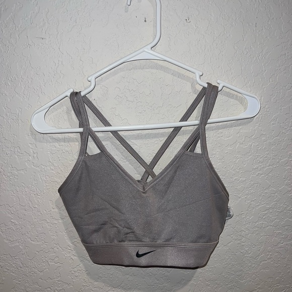 Nike Other - Silver Nike Sports-bra